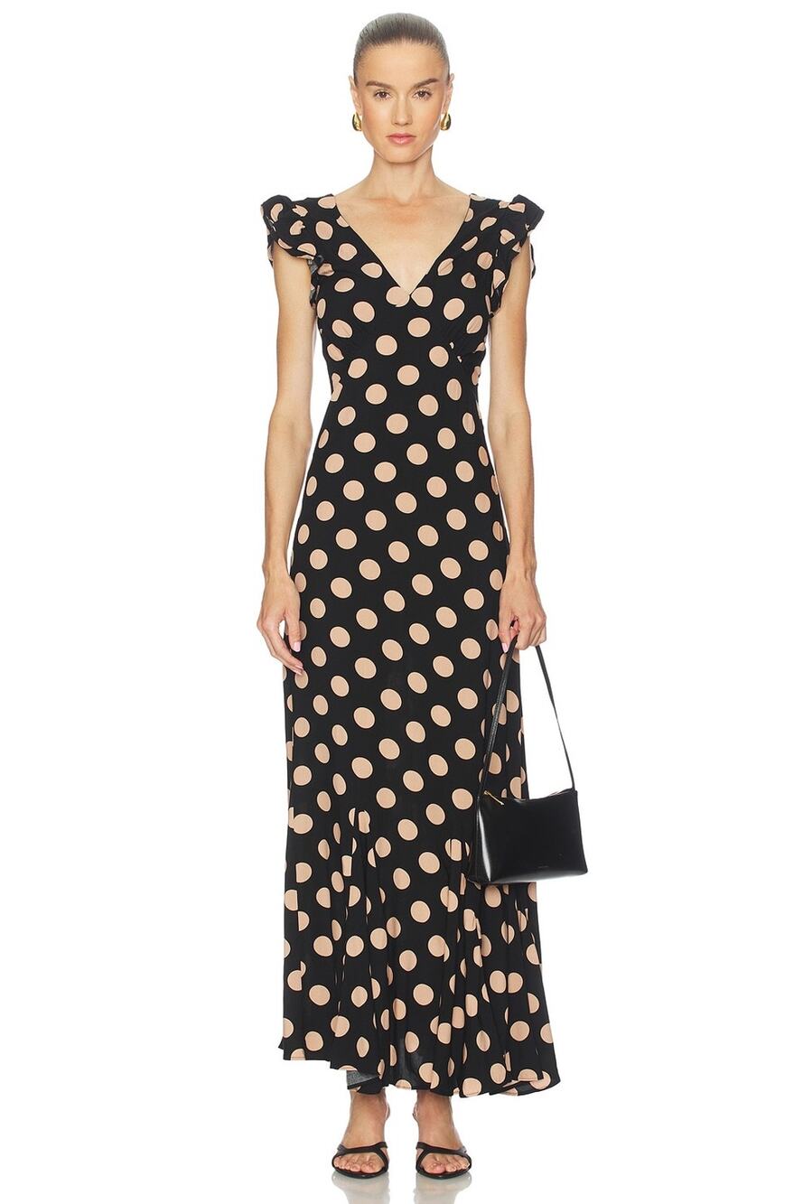 Beach Riot Elodie Dress in Polka Dot Small